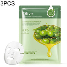 Load image into Gallery viewer, 3 PCS Skin Care Plant Facial Mask Moisturizing Oil Control Blackhead Remover Wrapped Mask Face Mask Face Care, Blueberry, Aloe Vera, Olive, Honey, Red Pomegranate, Cucumber