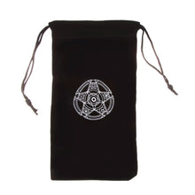 Load image into Gallery viewer, Velvet Pentagram Tarot Card Bag Home Mini Drawstring Package, Drawstring Package