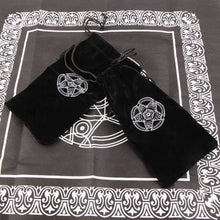 Load image into Gallery viewer, Velvet Pentagram Tarot Card Bag Home Mini Drawstring Package, Drawstring Package