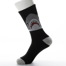 Cartoon Shark Socks Funny Fashion Cotton Socks