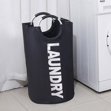 Load image into Gallery viewer, Portable Waterproof Hamper Dirty Clothes Large Collapsible Washing Laundry Basket Bag