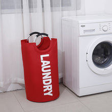 Load image into Gallery viewer, Portable Waterproof Hamper Dirty Clothes Large Collapsible Washing Laundry Basket Bag