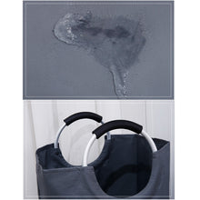 Load image into Gallery viewer, Portable Waterproof Hamper Dirty Clothes Large Collapsible Washing Laundry Basket Bag