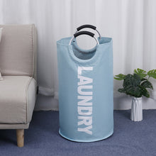 Load image into Gallery viewer, Portable Waterproof Hamper Dirty Clothes Large Collapsible Washing Laundry Basket Bag