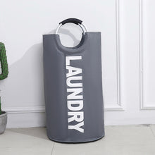 Load image into Gallery viewer, Portable Waterproof Hamper Dirty Clothes Large Collapsible Washing Laundry Basket Bag