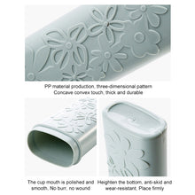 Load image into Gallery viewer, Portable Flower Carved Toothbrush Holder Outdoor Toothrush Cap Case Toothpaste Storage Box Wash Cup