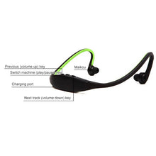 Load image into Gallery viewer, S9 Wireless Sports Bluetooth Earphones for iPhone Huawei XiaoMi Phone, Support TF / SD Card &amp; Microphone