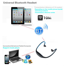 Load image into Gallery viewer, S9 Wireless Sports Bluetooth Earphones for iPhone Huawei XiaoMi Phone, Support TF / SD Card &amp; Microphone