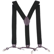 Load image into Gallery viewer, Adjustable 6 Clips Trousers Strap Clip for Men, Size: 125 x 3.5cm