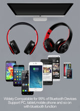 Load image into Gallery viewer, HIFI Stereo Wireless Bluetooth Headphone for Xiaomi iPhone Sumsamg Tablet, with Mic, Support SD Card &amp; FM