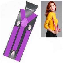 Load image into Gallery viewer, Candy-colored Stretch Polyester Adjustable Shoulder Strap Clip
