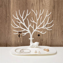 Load image into Gallery viewer, Plastic Antler Shaped Creative Ring Lipstick Rack Necklace Jewelry Cosmetic Storage Display Organizer