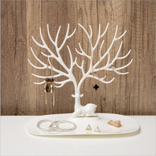 Load image into Gallery viewer, Plastic Antler Shaped Creative Ring Lipstick Rack Necklace Jewelry Cosmetic Storage Display Organizer