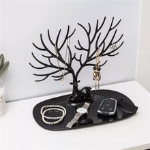 Load image into Gallery viewer, Plastic Antler Shaped Creative Ring Lipstick Rack Necklace Jewelry Cosmetic Storage Display Organizer