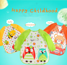 Load image into Gallery viewer, Baby Bibs Waterproof Long Sleeve Apron, One Size