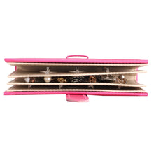 Load image into Gallery viewer, Portable PU Leather Storage Box Necklace Jewelry Display Box Organizer