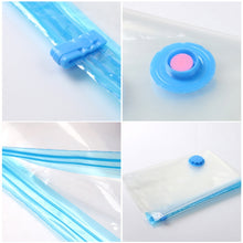 Load image into Gallery viewer, 3 PCS Hot Vacuum Bag Storage Organizer Transparent Border Foldable Extra Large Seal Compressed Travel Saving Space Bags, 3 PCS 40 x 60cm, 3 PCS 60 x 80cm, 3 PCS 70 x 100cm, 3 PCS  80 x 110cm
