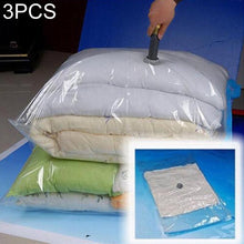 Load image into Gallery viewer, 3 PCS Hot Vacuum Bag Storage Organizer Transparent Border Foldable Extra Large Seal Compressed Travel Saving Space Bags, 3 PCS 40 x 60cm, 3 PCS 60 x 80cm, 3 PCS 70 x 100cm, 3 PCS  80 x 110cm