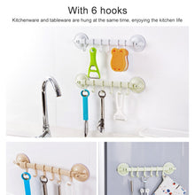 Load image into Gallery viewer, Kitchen Bathroom Wall Powerful Sucker Towel Hook Creative Wall Hanging Hook