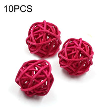 Load image into Gallery viewer, 10 PCS Artificial Straw Ball For Birthday Party Wedding Christmas Home Decor