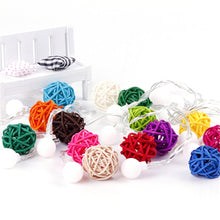 Load image into Gallery viewer, 10 PCS Artificial Straw Ball For Birthday Party Wedding Christmas Home Decor