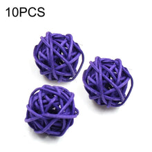 Load image into Gallery viewer, 10 PCS Artificial Straw Ball For Birthday Party Wedding Christmas Home Decor