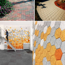 Load image into Gallery viewer, Plastic Floor Mold Ultralight DIY Garden Paving Hexagonal Fancy Mould, Paving Hexagonal Fancy Mould