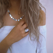 Load image into Gallery viewer, Vintage Silver Big Stone Ring for Women Fashion Bohemian Boho Jewelry, 10, 11, 5, 6, 7, 8, 9