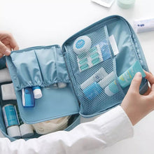 Load image into Gallery viewer, Convenient Travel Cosmetic Makeup Toiletry Case Wash Organizer Storage Pouch Bag