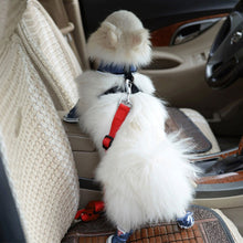 Load image into Gallery viewer, Nylon Harness Leash Clip Pet Dog Car Seat Belt Security Belt, Black, Blue, Red