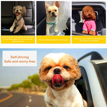 Load image into Gallery viewer, Nylon Harness Leash Clip Pet Dog Car Seat Belt Security Belt, Black, Blue, Red