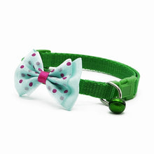 Load image into Gallery viewer, Adjustable Bow Knot Bell Collar Cat Dog Collars Pet Supplies