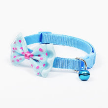 Load image into Gallery viewer, Adjustable Bow Knot Bell Collar Cat Dog Collars Pet Supplies