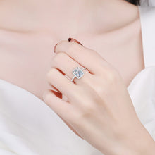 Load image into Gallery viewer, Fashion Big Cubic Crystal Silver Zircon Ring Wedding Jewelry Party Gift, 5, 6, 7, 8, 9, 10