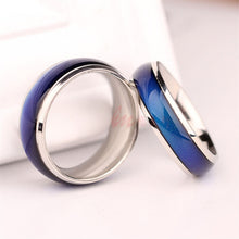 Load image into Gallery viewer, Fine Jewelry Mood Ring Color Change Emotion Feeling Mood Ring Changeable Band Temperature Ring, 16mm, 17mm, 18mm, 19mm, 20mm