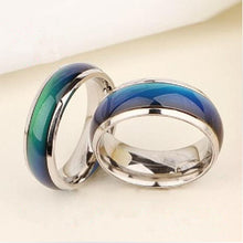 Load image into Gallery viewer, Fine Jewelry Mood Ring Color Change Emotion Feeling Mood Ring Changeable Band Temperature Ring, 16mm, 17mm, 18mm, 19mm, 20mm