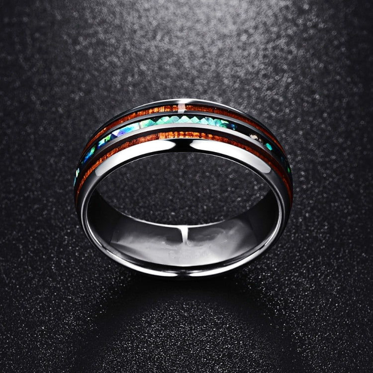 Ceramic Tungsten Steel Dragon Texture Ring for Men, Ring Size:9, 10, 11, 12, 13, 14, 4, 5, 6, 7, 8, 9