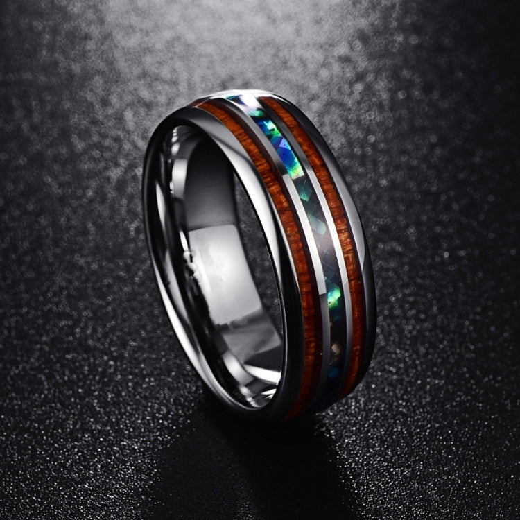 Ceramic Tungsten Steel Dragon Texture Ring for Men, Ring Size:9, 10, 11, 12, 13, 14, 4, 5, 6, 7, 8, 9