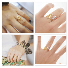 Load image into Gallery viewer, 2 PCS Charms Tolive Tree Branch Leaves Adjustable Open Ring for Women