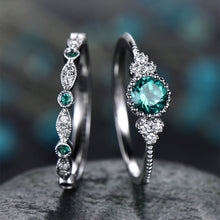 Load image into Gallery viewer, 2 PCS/Set Women Fashion Zircon Gemstone Ring, 5, 6, 7, 8, 9, 10