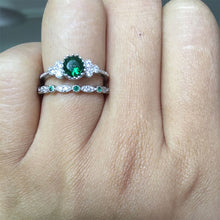 Load image into Gallery viewer, 2 PCS/Set Women Fashion Zircon Gemstone Ring, 5, 6, 7, 8, 9, 10