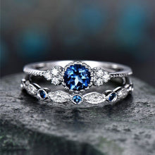 Load image into Gallery viewer, 2 PCS/Set Women Fashion Zircon Gemstone Ring, 5, 6, 7, 8, 9, 10