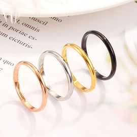 Female Stainless Steel Titanium Steel Ring, 3, 8