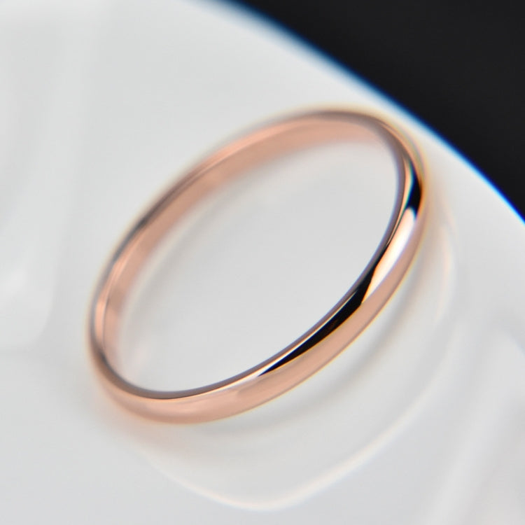 Female Stainless Steel Titanium Steel Ring, 3, 8