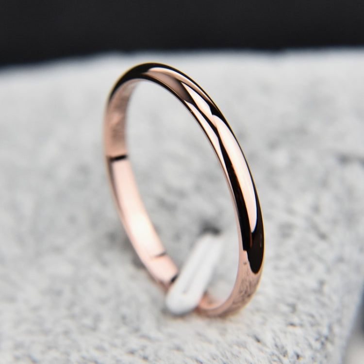 Female Stainless Steel Titanium Steel Ring, 3, 8