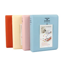 Load image into Gallery viewer, 64 Pockets Name Card Pieces for Fujifilm Instax Mini 8 /7s /70 /25 /50s /90, 64 Pockets Beige, 64 Pockets Blue, 64 Pockets Green, 64 Pockets Orange, 64 Pockets Pink, 64 Pockets Sky Blue