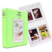 Load image into Gallery viewer, 64 Pockets Name Card Pieces for Fujifilm Instax Mini 8 /7s /70 /25 /50s /90, 64 Pockets Beige, 64 Pockets Blue, 64 Pockets Green, 64 Pockets Orange, 64 Pockets Pink, 64 Pockets Sky Blue