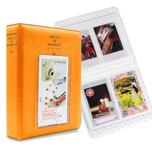 Load image into Gallery viewer, 64 Pockets Name Card Pieces for Fujifilm Instax Mini 8 /7s /70 /25 /50s /90, 64 Pockets Beige, 64 Pockets Blue, 64 Pockets Green, 64 Pockets Orange, 64 Pockets Pink, 64 Pockets Sky Blue