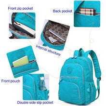 Load image into Gallery viewer, Backpacks School Backpack for Teenage Girls Female Laptop Bagpack Travel Bag, 27X13X37cm, 31X14X42cm