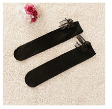 Load image into Gallery viewer, Children&#39;s Tube Socks Mesh Bow Princess Socks Square Grid Over Knee Socks